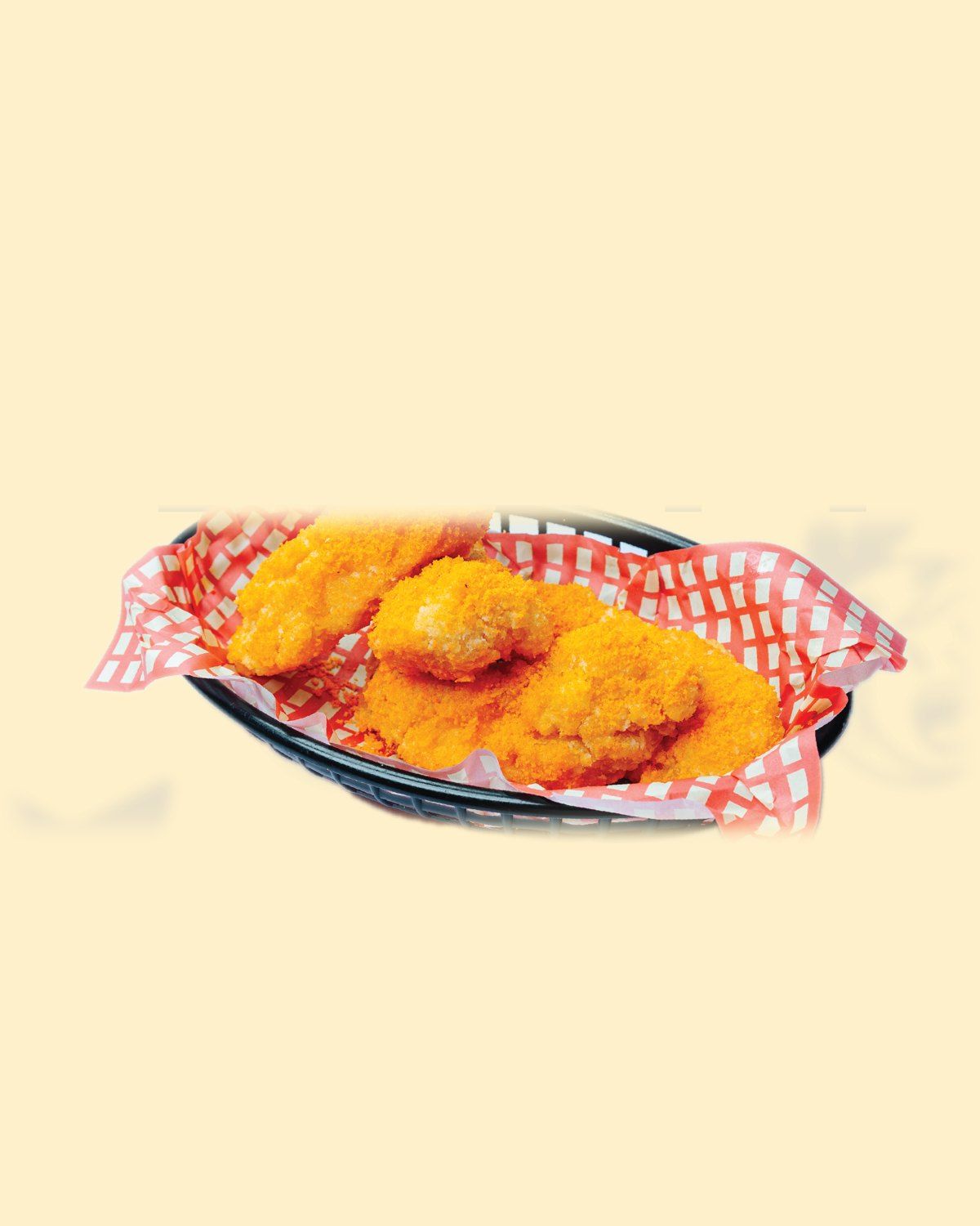 Super Ring chicken tenders in a basket, from the Wish Dish poster: RM 23, for Make-A-Wish Malaysia