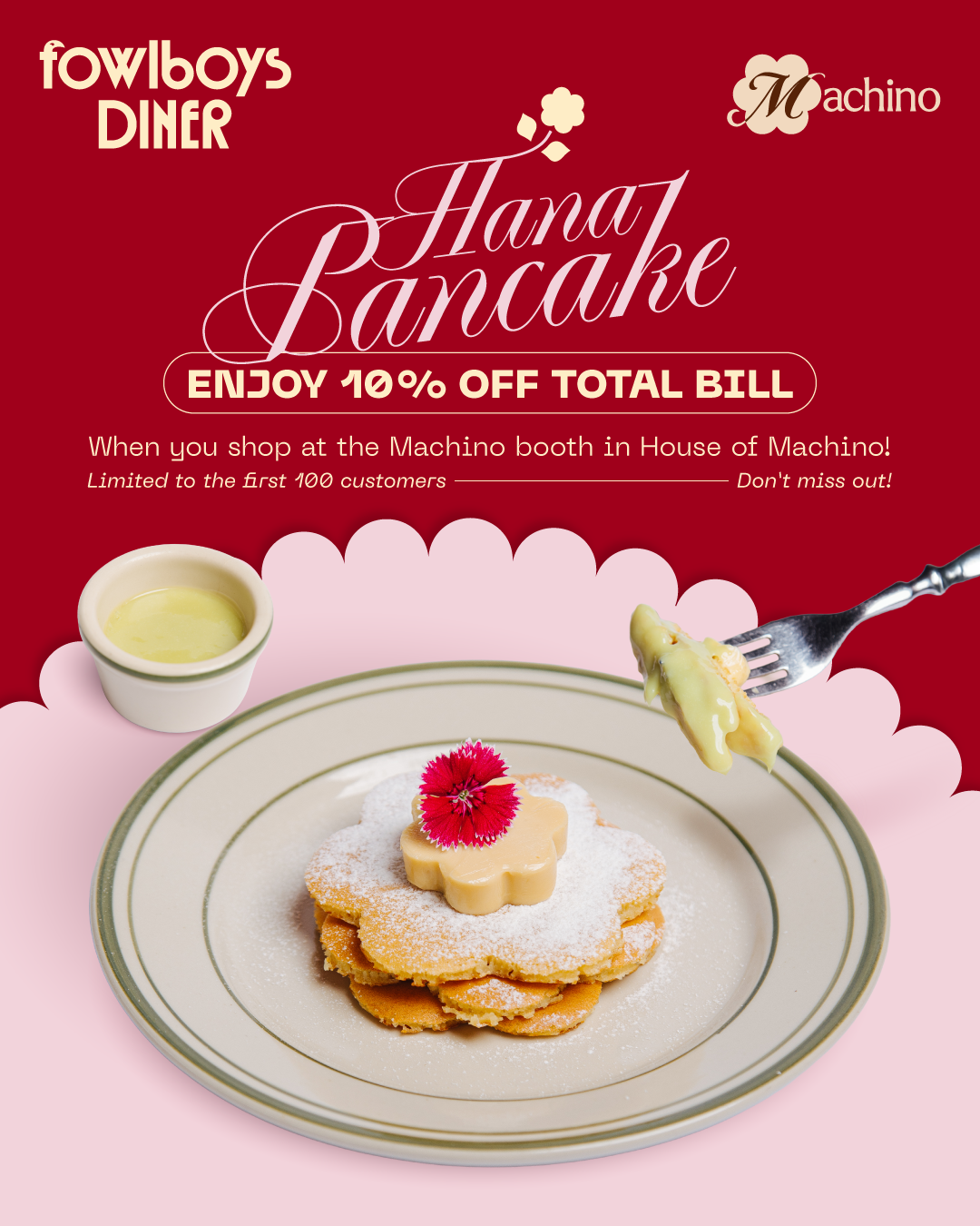fowlboys × machino — hana pancake